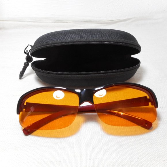 Eyekepper Accessories - SALE!!-- Blue Light Blocking Fit-over Computer Glasses With Amber Lens